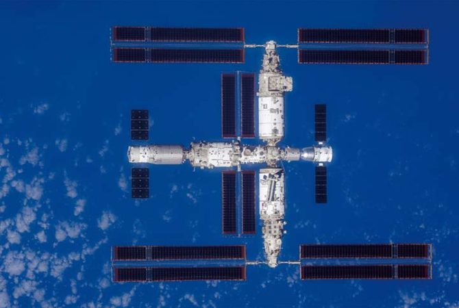 China revela imágenes de la nueva estación espacial Tiangong